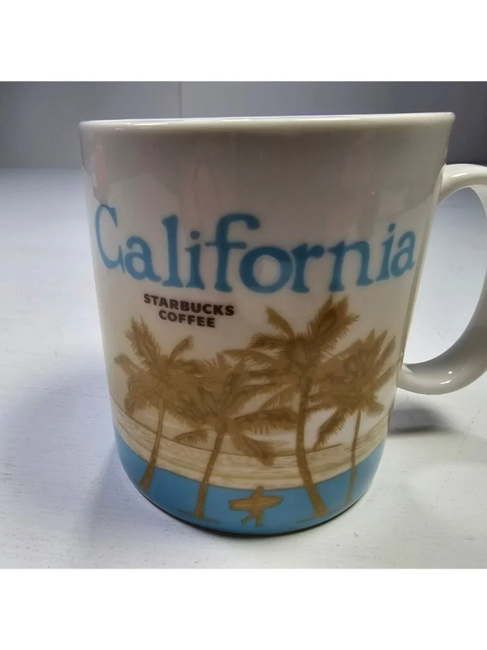 Starbucks California 2009 Collector Series 16oz Ceramic Coffee Mug Tea Cup